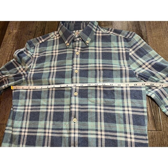 Faherty Coastline Knit Shirt - Holbrook Island Plaid Size Small - Picture 7 of 8